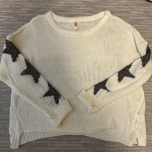 Alice Moon Cream Crew Neck Sweater